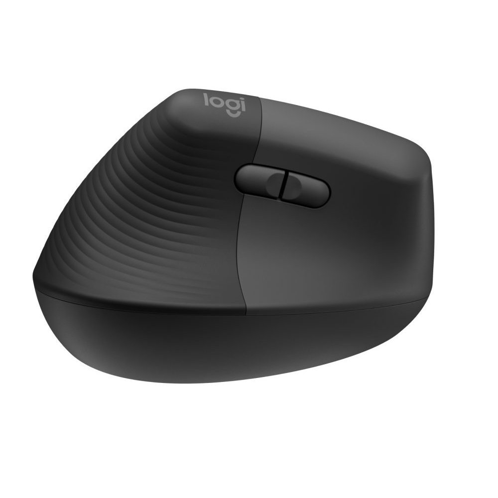 Logitech Lift Left Vertical Ergonomic Mouse - Ratón vertical - ergonómico - zurdo - 6 botones - inalámbrico - 2.4 GHz Bluetooth - receptor de USB Logitech Logi Bolt - grafito - Imagen 5