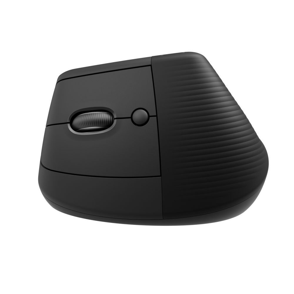 Logitech Lift Left Vertical Ergonomic Mouse - Ratón vertical - ergonómico - zurdo - 6 botones - inalámbrico - 2.4 GHz Bluetooth - receptor de USB Logitech Logi Bolt - grafito - Imagen 7