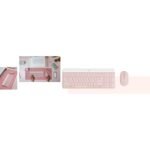 Logitech - Keyboard and mouse set - Spanish - Wireless - Rose