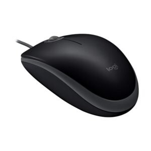 Logitech - Mouse - Wired - Black - M110 Silent
