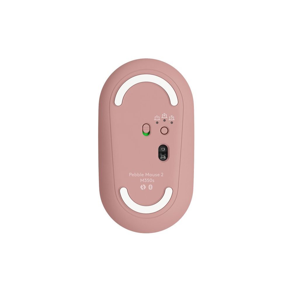 Logitech Pebble Mouse 2 M350s - Ratón - óptico - 3 botones - inalámbrico - Bluetooth - rosa - Imagen 9