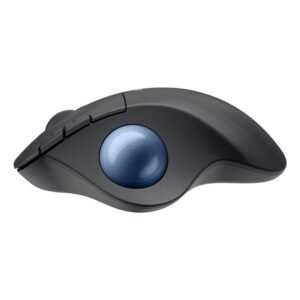 Logitech Ergo M575S Series - Mouse - Graphite+Blue Ball Bt