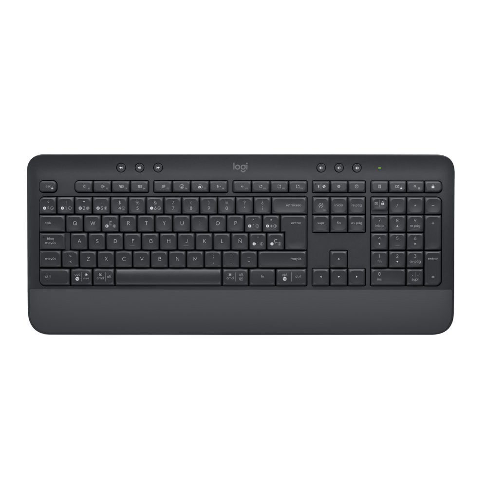 Logitech Signature K650 - Teclado - inalámbrico - Bluetooth 5.1 - QWERTY - Spanish - Grafito - Imagen 3