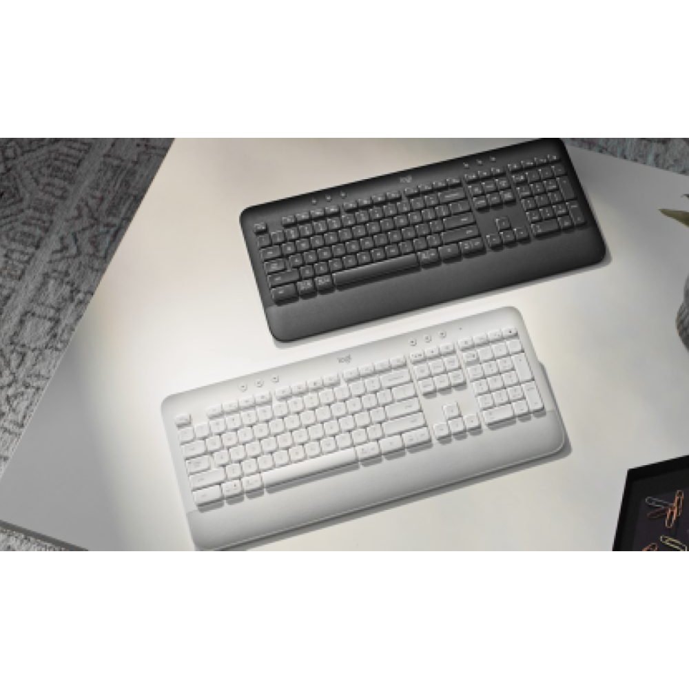 Logitech Signature K650 - Teclado - inalámbrico - Bluetooth 5.1 - QWERTY - Spanish - Grafito - Imagen 7