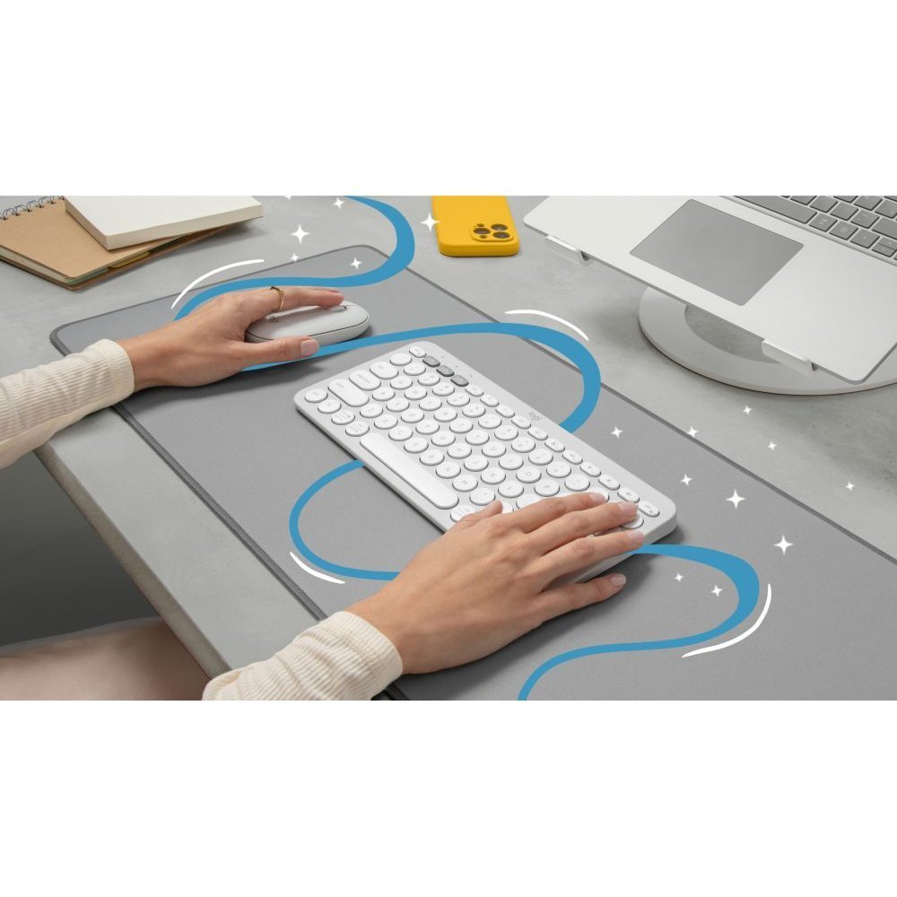 Logitech - Keyboard - Wireless - White