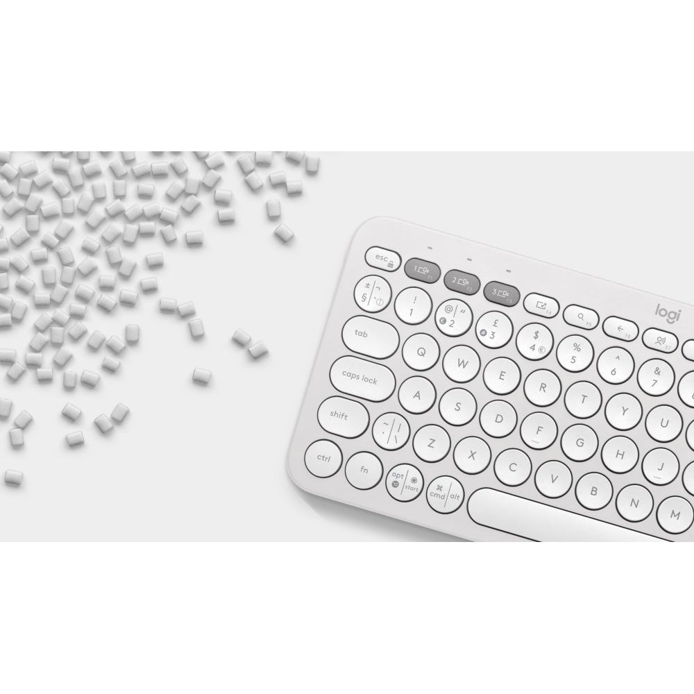 Logitech - Keyboard - Wireless - White - Imagen 5