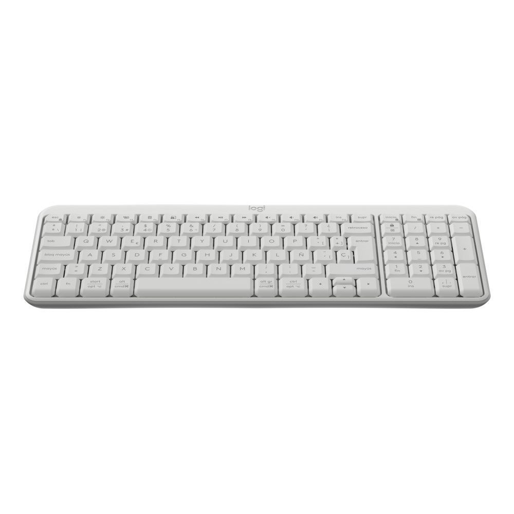 Logitech-K250 Compact Bluetooth Wireless Keyboard - Spanish Off-White - Imagen 2