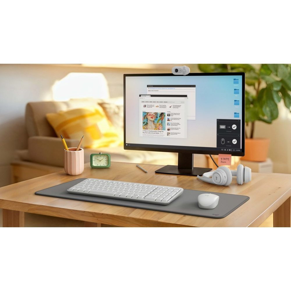 Logitech-K250 Compact Bluetooth Wireless Keyboard - Spanish Off-White - Imagen 7