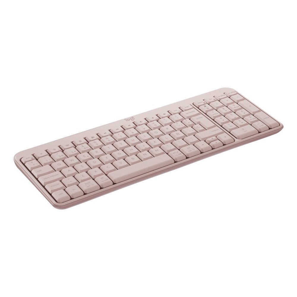 Logitech-K250 Compact Bluetooth Wireless Keyboard - Spanish - Rose - Imagen 3