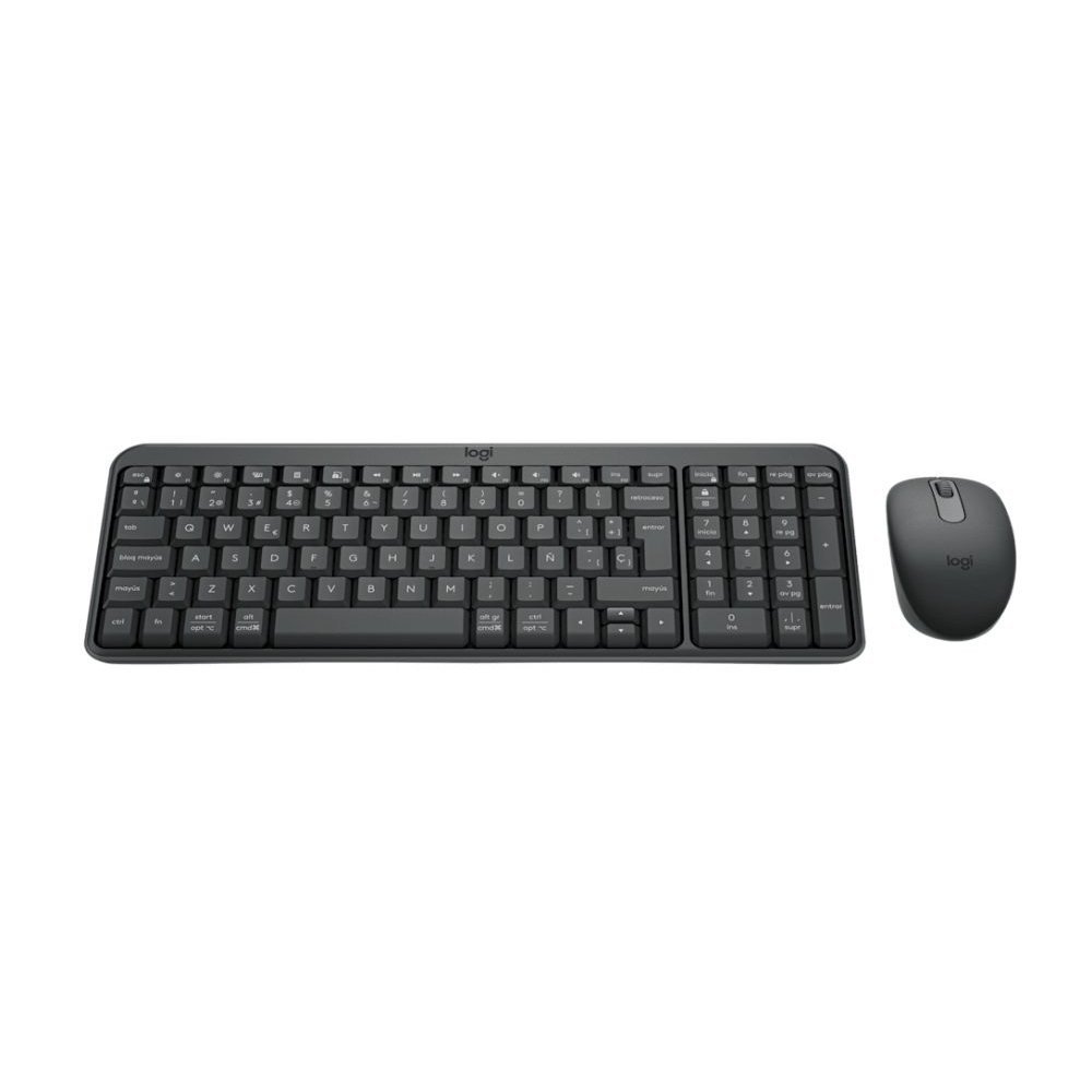 Logitech - MK250 Compact Bluetooth Wireless Combo - Spanish - Graphite - Imagen 3