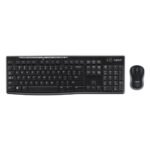 Logitech MK270 Wireless Combo - Juego de teclado y ratón - inalámbrico - 2.4 GHz - inglés - negro