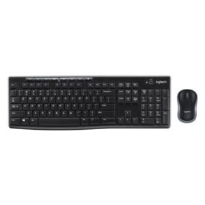 Logitech MK270 Wireless Combo - Juego de teclado y ratón - inalámbrico - 2.4 GHz - inglés - negro