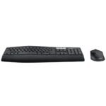 Logitech MK850 - Keyboard and mouse set - Spanish - Wireless - 2.4 GHz - Black