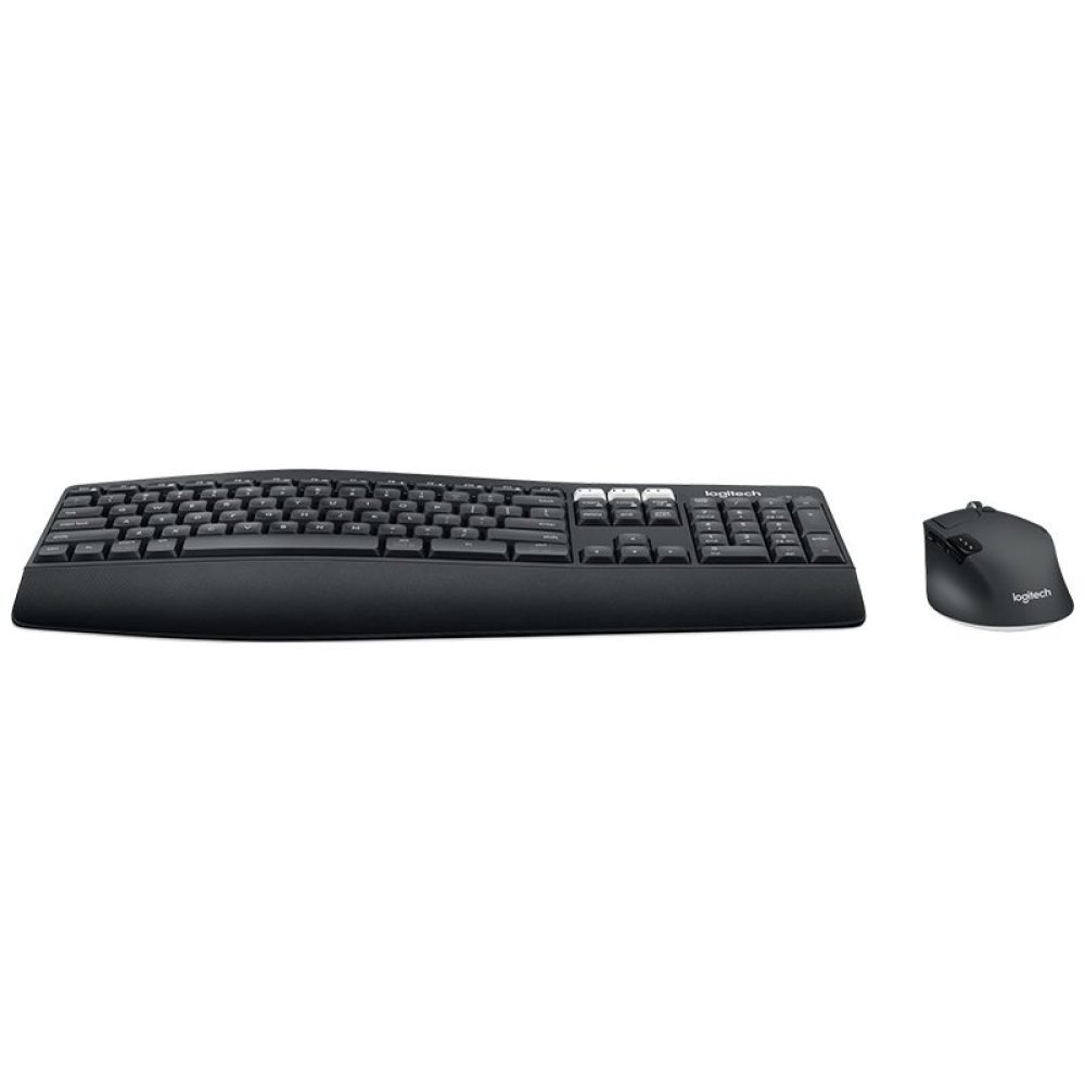 Logitech MK850 - Keyboard and mouse set - Spanish - Wireless - 2.4 GHz - Black