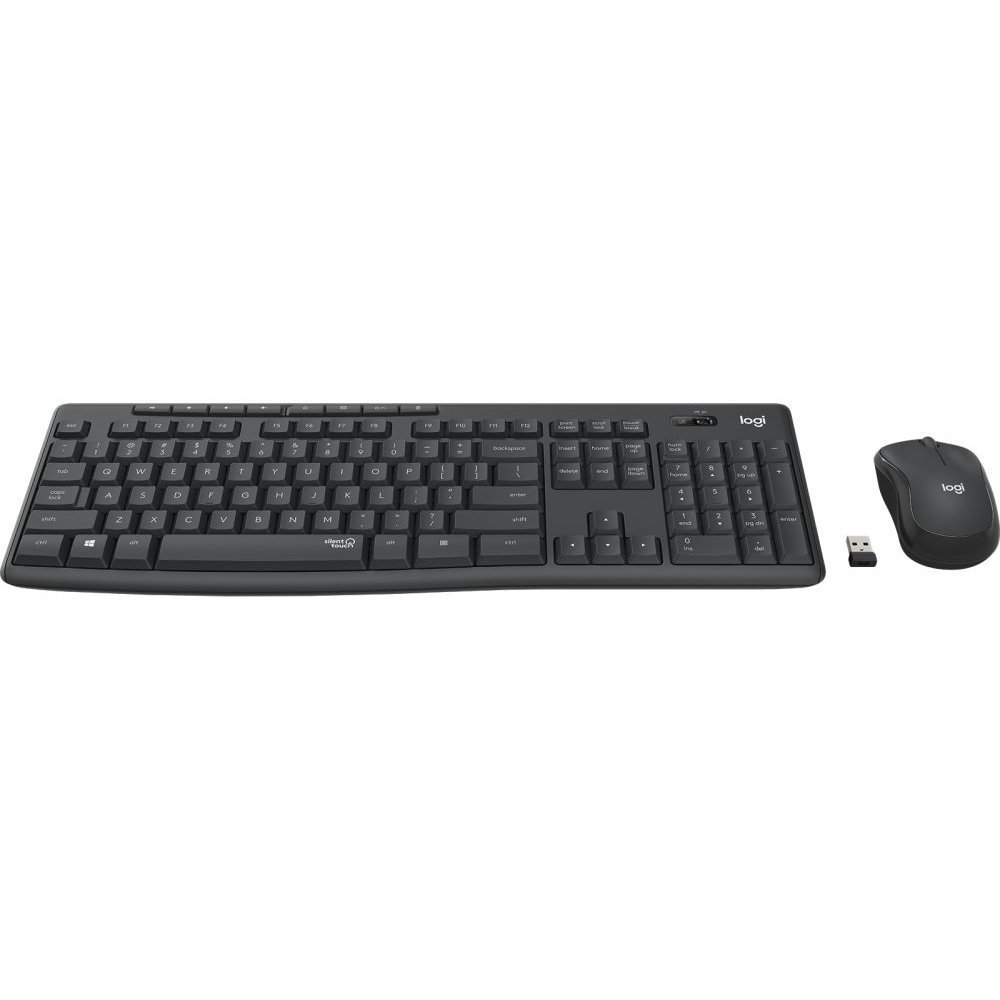 Logitech MK295 Silent - Juego de teclado y ratón - inalámbrico - 2.4 GHz - Black - Imagen 3