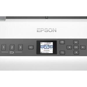 Epson DS-730N - Escáner de documentos - Sensor de imagen de contacto (CIS) - a dos caras - Ledger - 600 ppp x 600 ppp - hasta 40 ppm (mono) / hasta 40 ppm (color) - Alimentador automático de documentos (ADF) (100 hojas) - hasta 6500 exploraciones por día