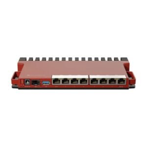 Router MikroTik L009UiGS-RM con 8 Puertos Gigabit y 1 Puerto SFP 2.5G (Montaje en Rack 1U)