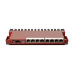 Router MikroTik L009UiGS-RM con 8 Puertos Gigabit y 1 Puerto SFP 2.5G (Montaje en Rack 1U)