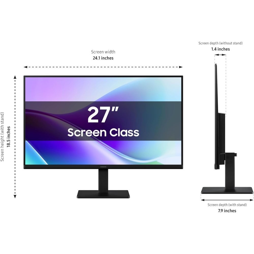 Monitor Samsung 27" Plano 120Hz - LS27F320GANX - Imagen 4