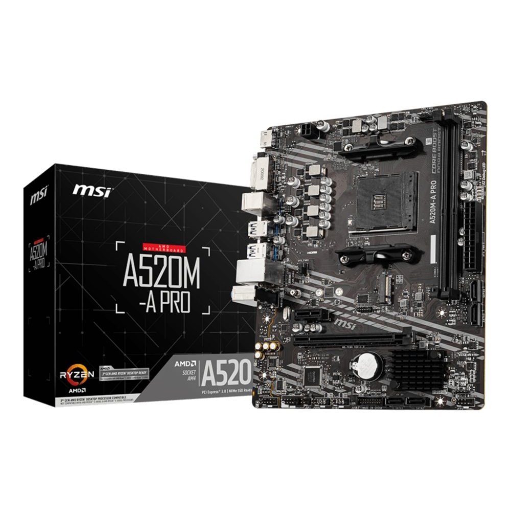 MSI - A520M-A PRO - Motherboard - Imagen 4
