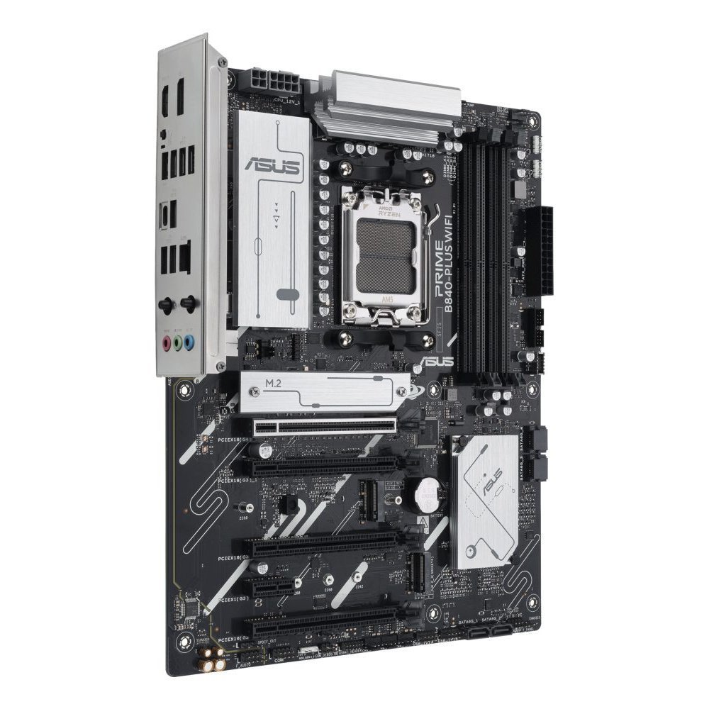 ASUS - PRIME B840-PLUS WIFI - Motherboard - ATX - Socket AM5 - AMD B840 - para Ryzen - Imagen 3