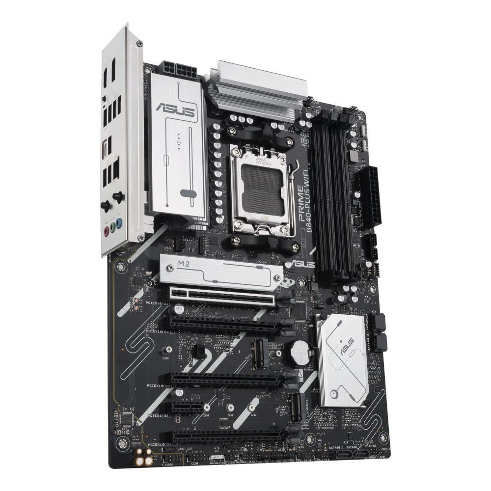 ASUS - PRIME B840-PLUS WIFI - Motherboard - ATX - Socket AM5 - AMD B840 - para Ryzen - Imagen 4