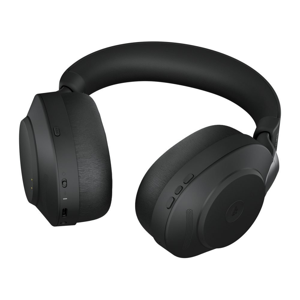 Jabra Evolve2 85 MS Stereo - Auricular - tamaño completo - Bluetooth - inalámbrico cableado - cancelación de sonido activo - conector de 35 mm - aislamiento de ruido - negro - Certificado para Equipos de Microsoft - Imagen 2