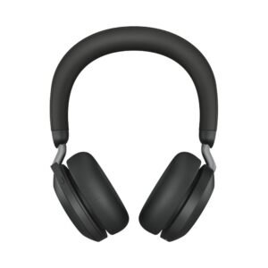 Jabra Evolve2 75 - Auricular - en oreja - Bluetooth - inalámbrico - cancelación de sonido activo - USB-A - aislamiento de ruido - negro - Certificado para Equipos de Microsoft