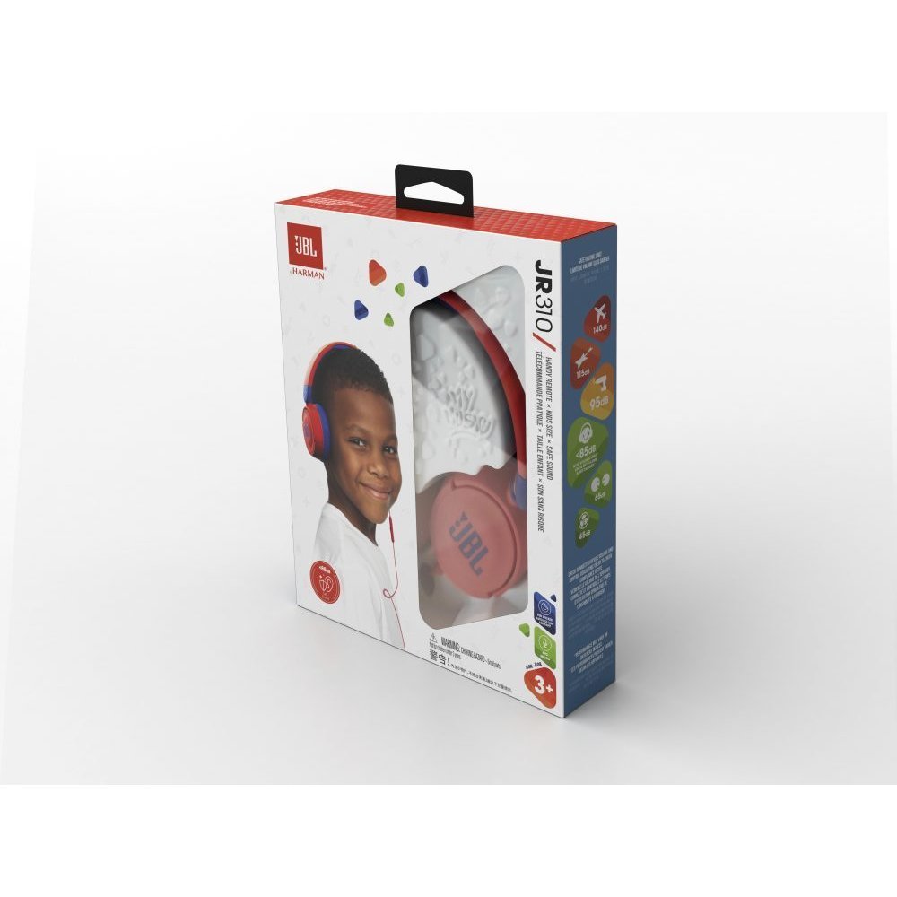 JBL - JR310 - Headphones - For Portable electronics / For Tablet - Wired - Red - Imagen 7