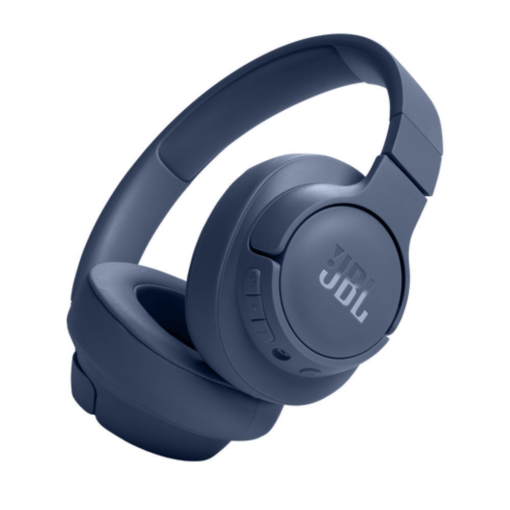 JBL TUNE 720BT - Headphones with mic - full size - Bluetooth - wireless - blue