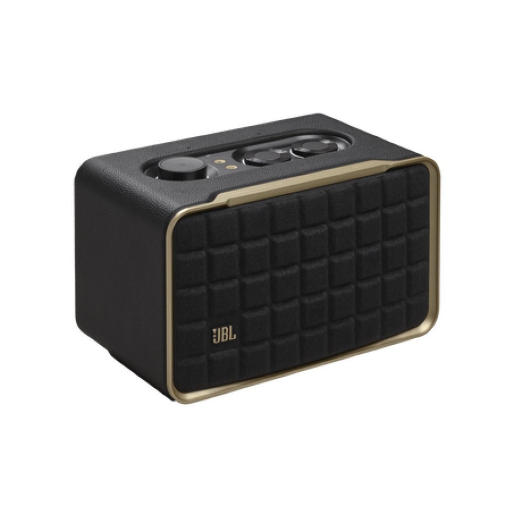 JBL Authentics 200 - Smart speaker - for portable use - 2.0-channel - Bluetooth, Wi-Fi 6 - App-controlled - 2-way - black