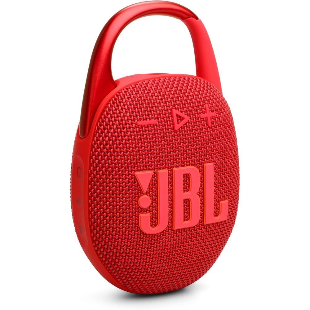 JBL Clip 5 - Speaker - for portable use - wireless - Bluetooth - App-controlled - 7 Watt - red