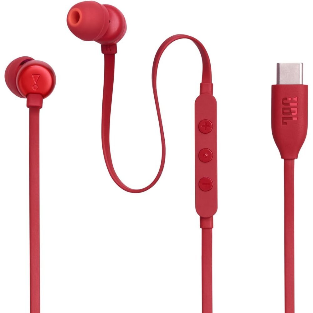 JBL TUNE - 310C - Headphones - wearable Wired - C - Red