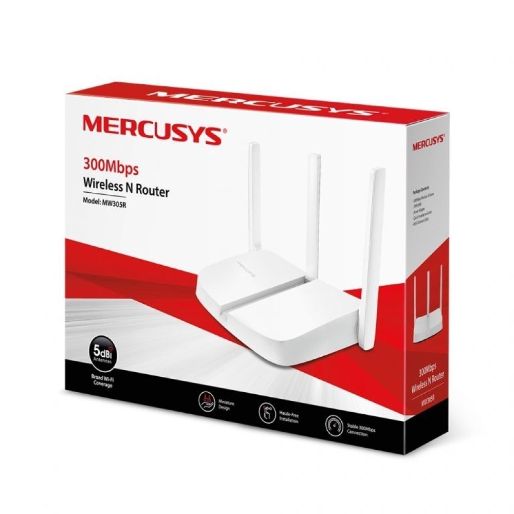 Router Inalámbrico Mercusys MW305R N300 de 300 Mbps con 2 Antenas - Imagen 3