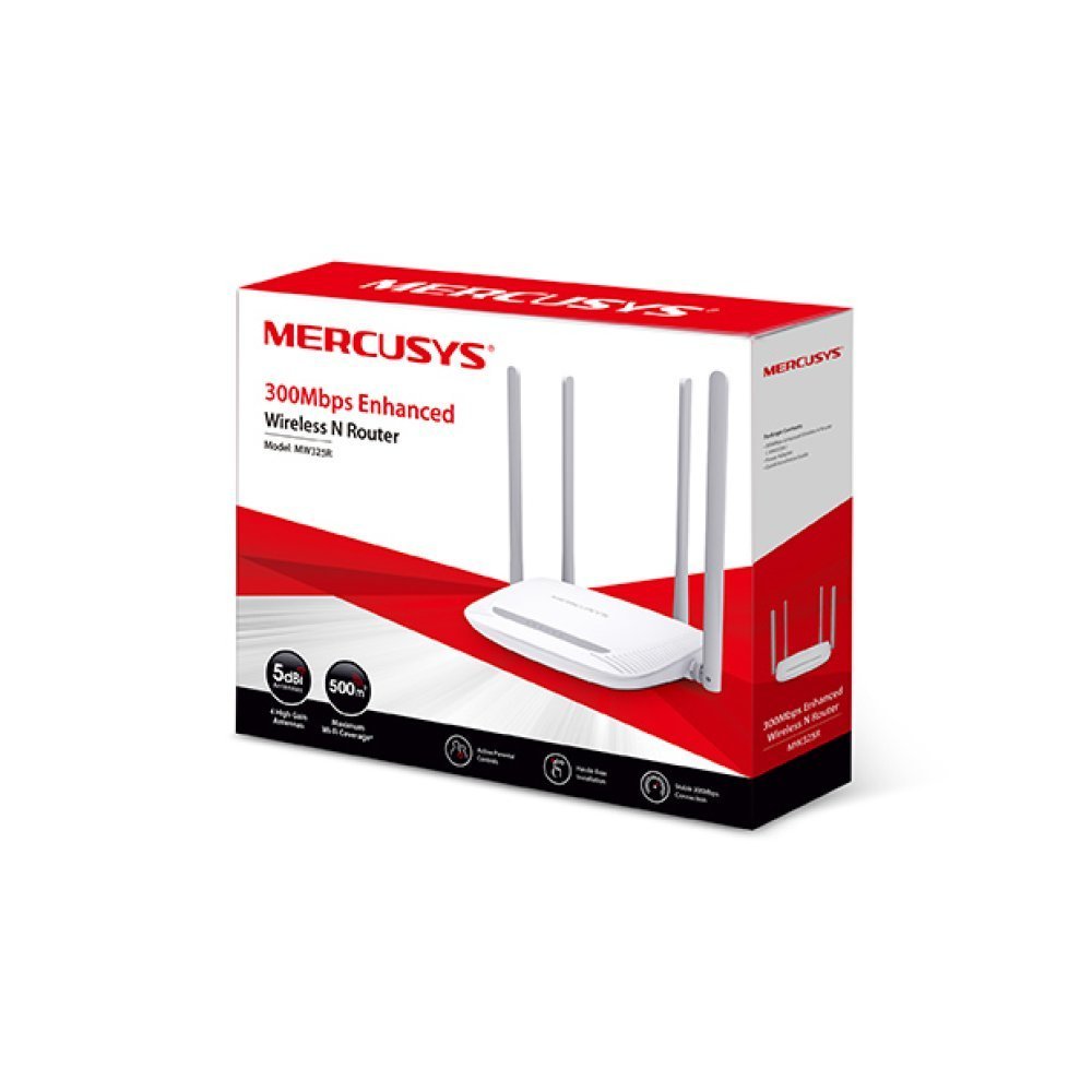 Router Mercusys MW330HP High Power de 300 Mbps con 3 Antenas de Alta Ganancia - Imagen 3