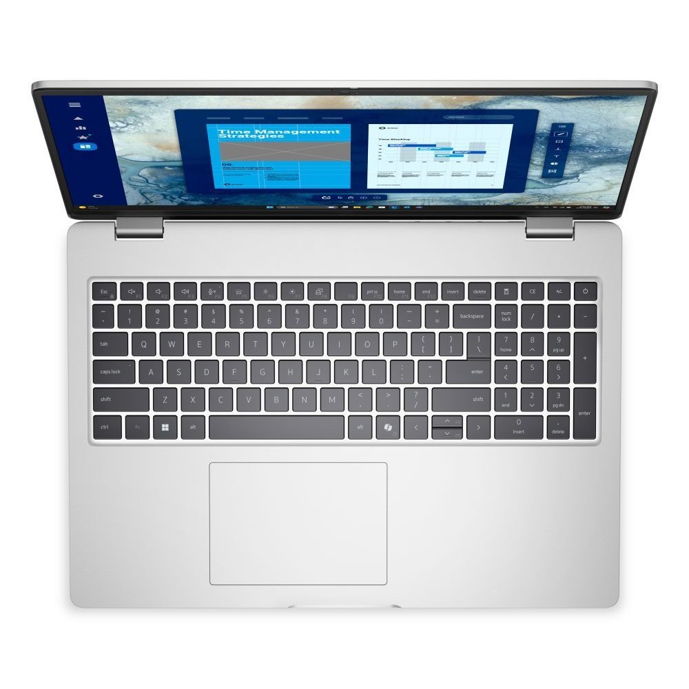 Dell Pro - Notebook - 16" - Intel Core Ultra 5 235UvPro / 4.9 GHz - 16 GB - DDR5 SDRAM - 512 GB SSD - None - Integrated Intel Graphics - Windows 11 Pro - Silver - Spanish - 3-year warranty - Imagen 6