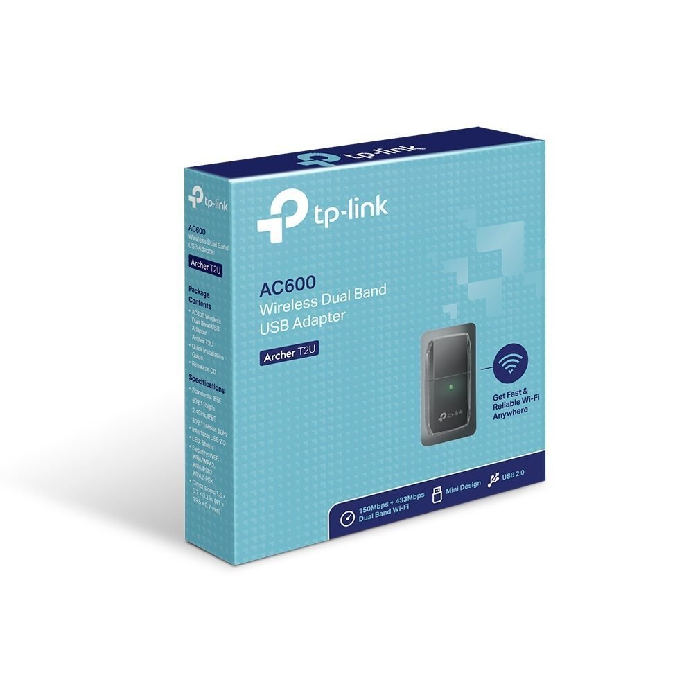 TP-Link Archer T2U - Adaptador de red - USB 2.0 - Wi-Fi 5