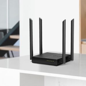 TP-LINK Archer C64 V1 - Enrutador inalámbrico conmutador de 4 puertos - 1GbE - Wi-Fi 5 - Doble banda
