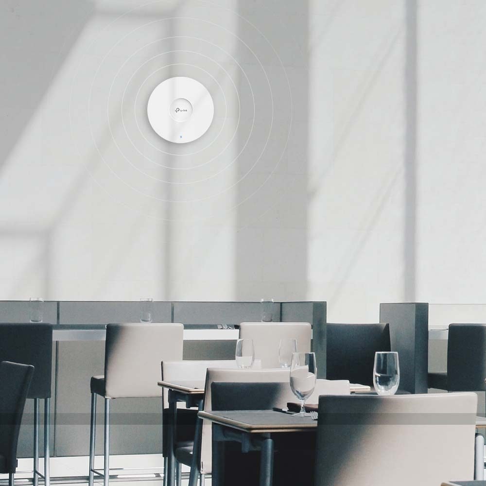 TP-LINK - Punto de acceso inalámbrico - Wi-Fi 6 - 2.4 GHz 5 GHz - gestionado a través de la nube - instalable en pared/techo