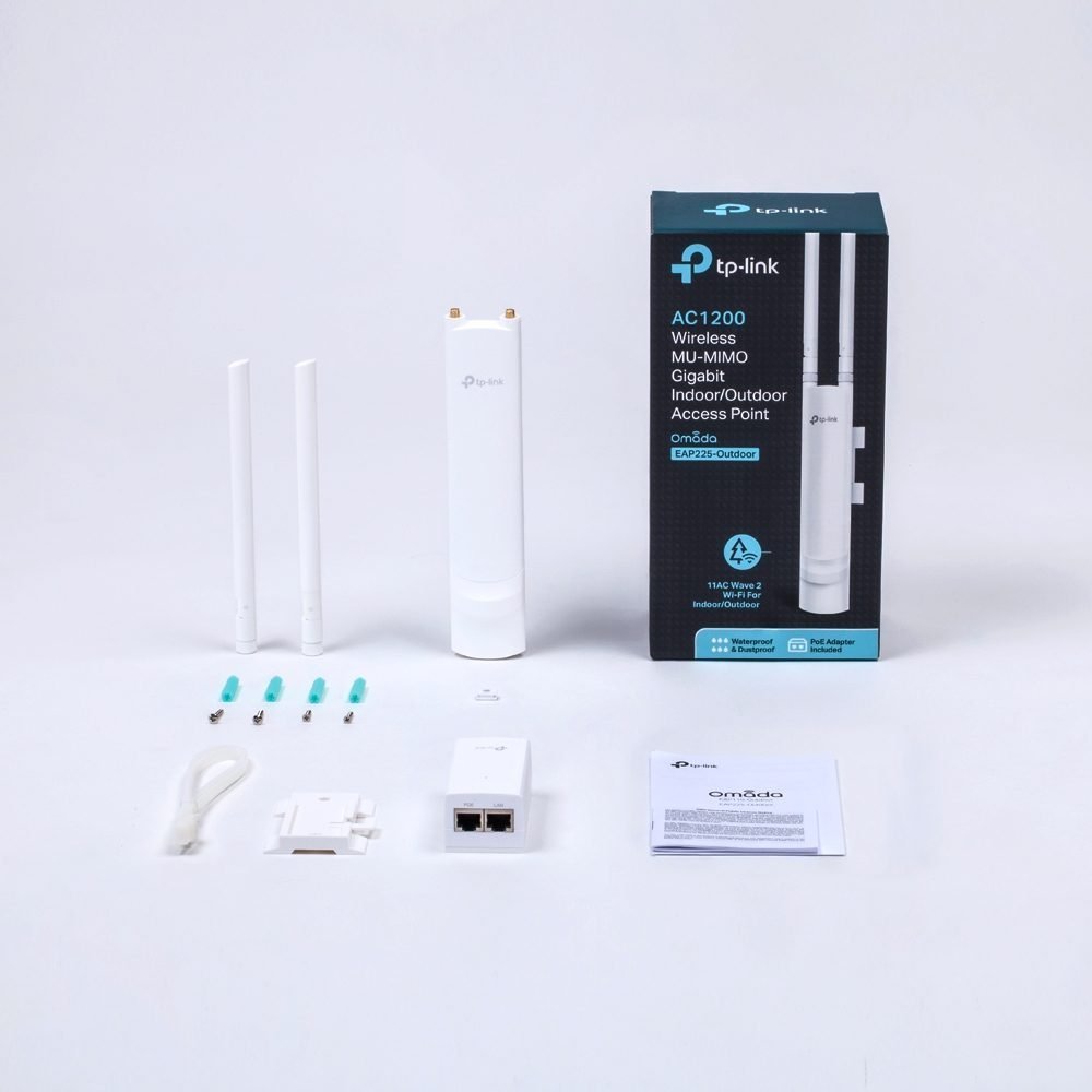 TP-Link EAP225-Outdoor - Punto de acceso inalámbrico - Wi-Fi 5 - 2.4 GHz, 5 GHz
