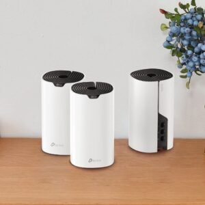 TP-LINK Deco S7 V1 - Sistema Wi-Fi (2 enrutadores) - hasta 3900 pies cuadrados - malla - GigE - Wi-Fi 5 - Doble banda - Sistema Wi-Fi Mesh Inteligente Doble Banda AC1900 - Alcanza velocidades de hasta 600 Mbps en 24 GHz y 1300 Mbps en 5 GHz con tecnología