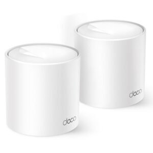 TP-LINK Deco X10 V1 - Sistema Wi-Fi - (2 enrutadores) - hasta 3900 pies cuadrados - malla 1GbE Doble banda
