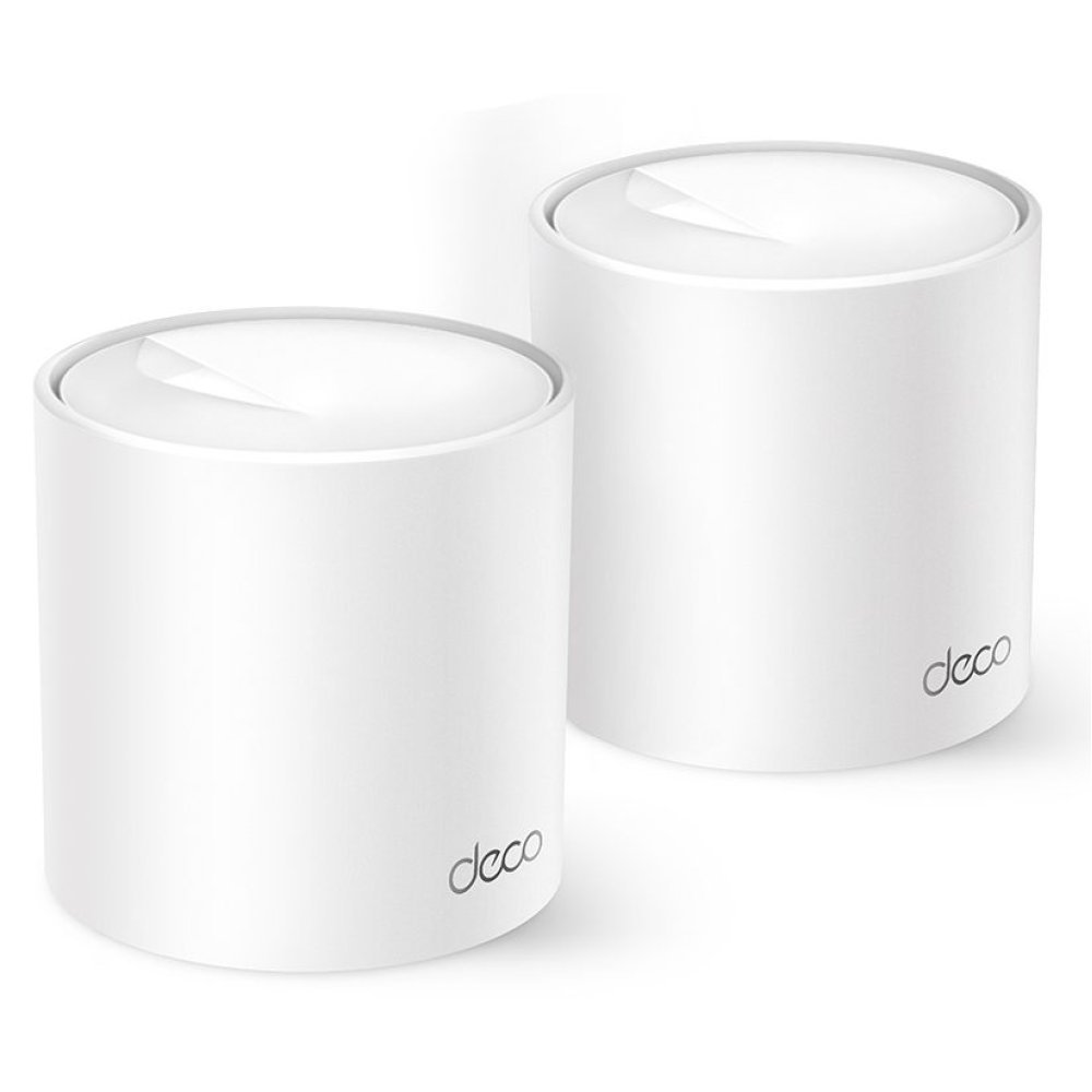 TP-LINK Deco X10 V1 - Sistema Wi-Fi - (2 enrutadores) - hasta 3900 pies cuadrados - malla 1GbE Doble banda