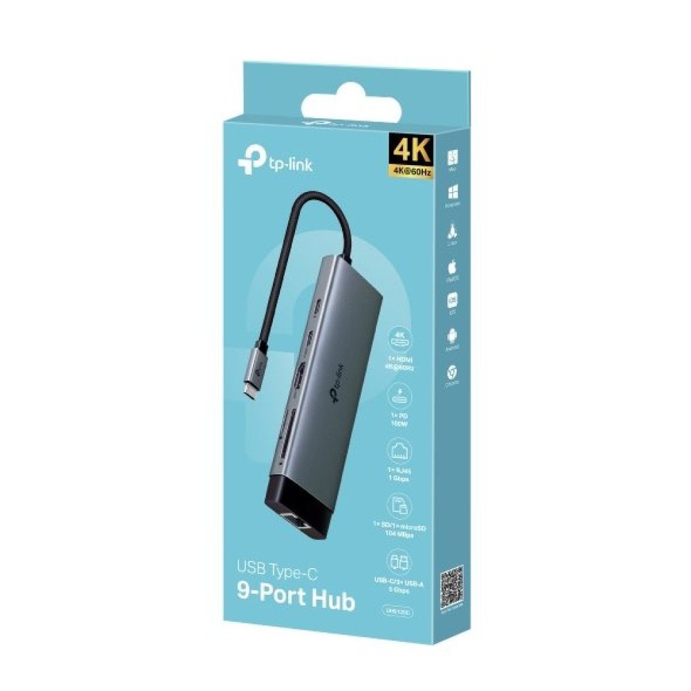 TP-Link - USB Type-C 9 in 1 Hub
