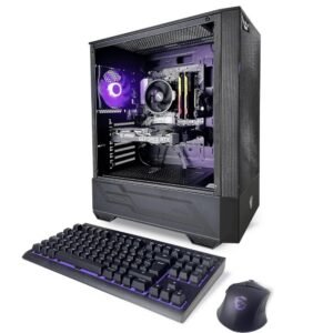 PC Gamer NSX Black Edition - AMD Ryzen 5 5500, 16GB RAM RGB, SSD 500GB, NVIDIA GeForce RTX 3050 6GB, Windows 11