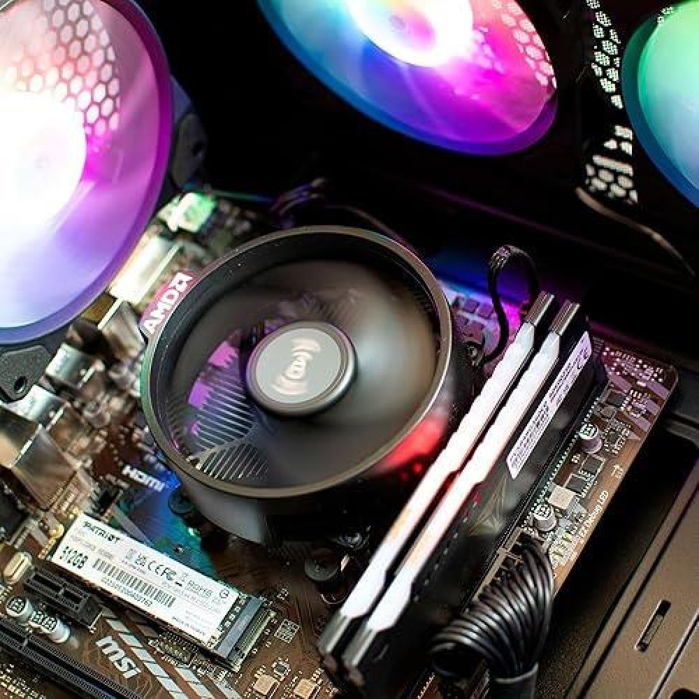 PC Gamer NSX Raptor Desktop - AMD Ryzen 7 5700G, 16GB RAM DDR4 3600MHz, SSD NVMe 512GB, WiFi, RGB - Imagen 4