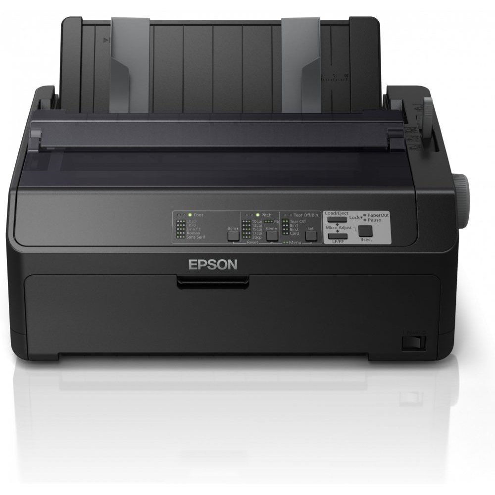 Epson FX 890II - Impresora - monocromo - matriz de puntos - Rollo (216 cm) 254 mm (anchura) 257 x 363 mm - 240 x 144 ppp - 9 espiga - hasta 738 caracteres/segundo - paralelo USB 2.0 - Imagen 2