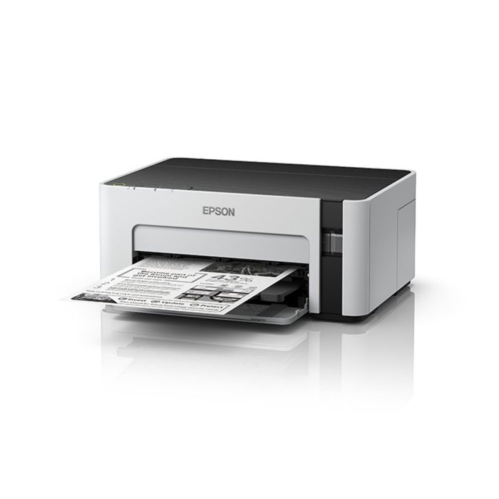Epson - EcoTank M1120 - Impresora Monocromatica - Imp 32ppm Duplex hasta A4 oficio - Bandeja 150 hojas - USB WiFi WiFi Direct - Ciclo maximo 20000pag - 2 años con registro - Imagen 2