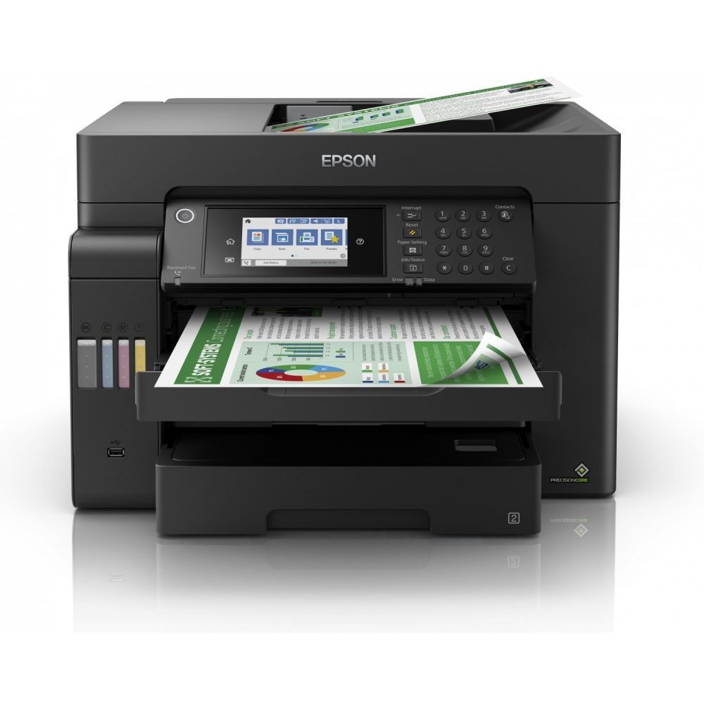 Epson - Wide format - Wi-Fi / Ethernet 10 Base-T/100 Base-TX/1000 Base-T / USB - Duplexador automático