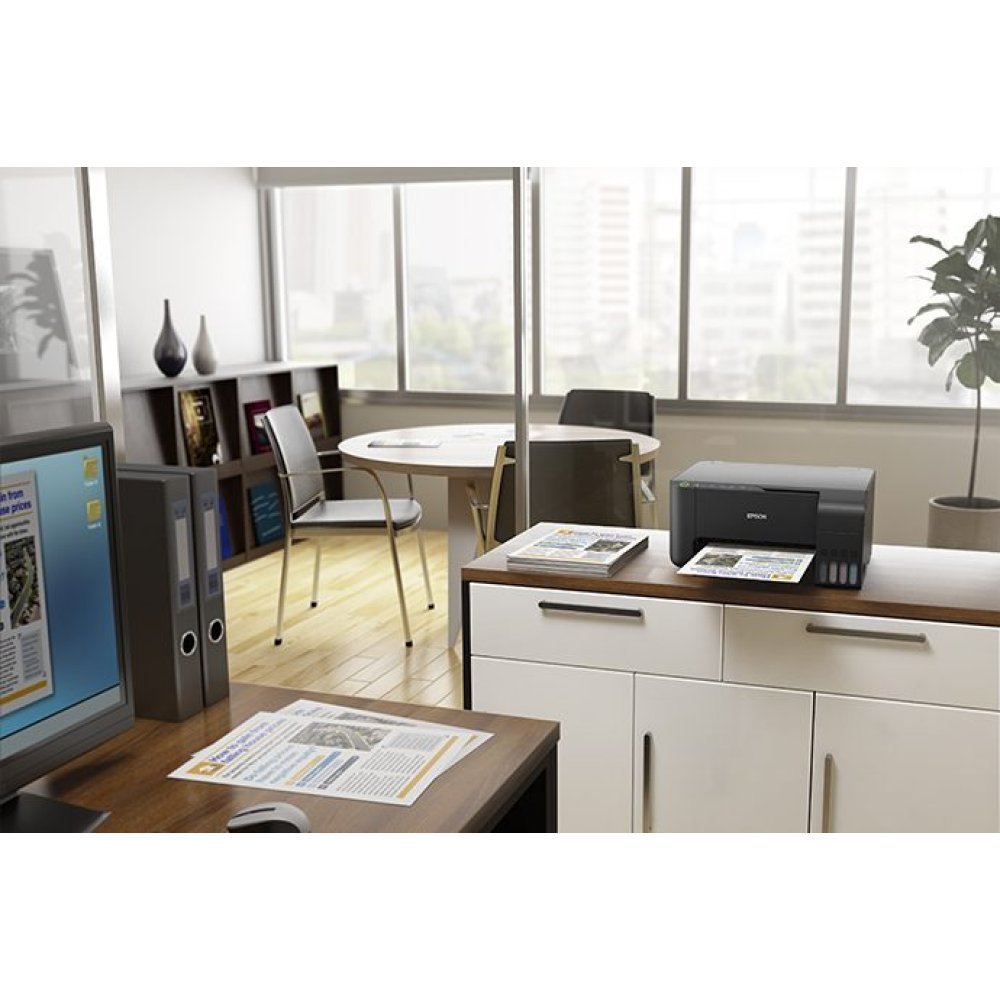 Epson EcoTank L3250 - Impresora multifunción - color - chorro de tinta - ITS - A4/Legal (material) - hasta 7.7 ppm (copiando) - hasta 10 ppm (impresión) - 100 hojas - USB 2.0 Wi-Fi(ax)